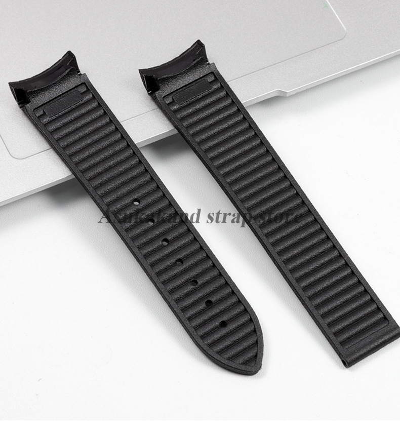 Curved End Rubber Silicone Wat - Omega Watch Speedmaster recension och pris