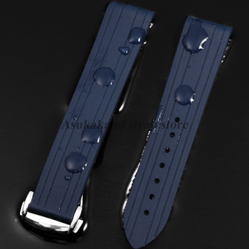 Curved End Rubber Silicone Wat - Omega Watch Speedmaster recension och pris