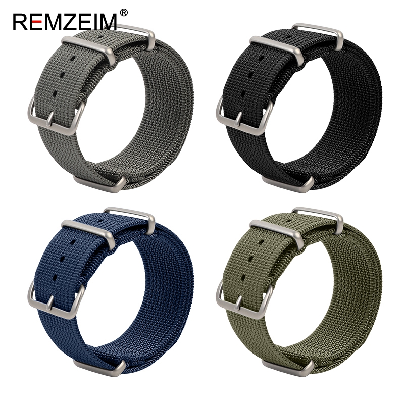 New Ribbed Nylon Watch Strap 1 - Canvas Strap Watch recension och pris