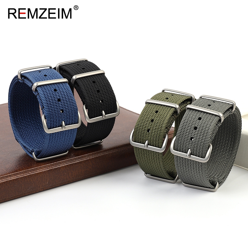 New Ribbed Nylon Watch Strap 1 - Canvas Strap Watch recension och pris