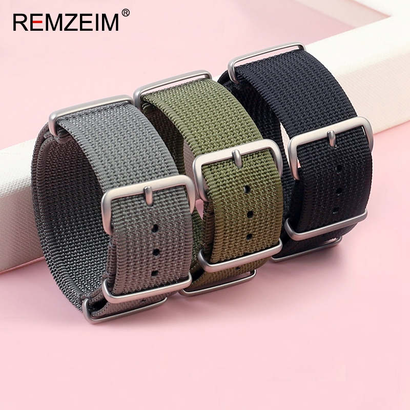 New Ribbed Nylon Watch Strap 1 - Canvas Strap Watch recension och pris