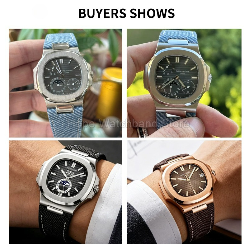 High Quality Nylon Canvas Watc - Patek Philippe Watch Nautilus recension och pris