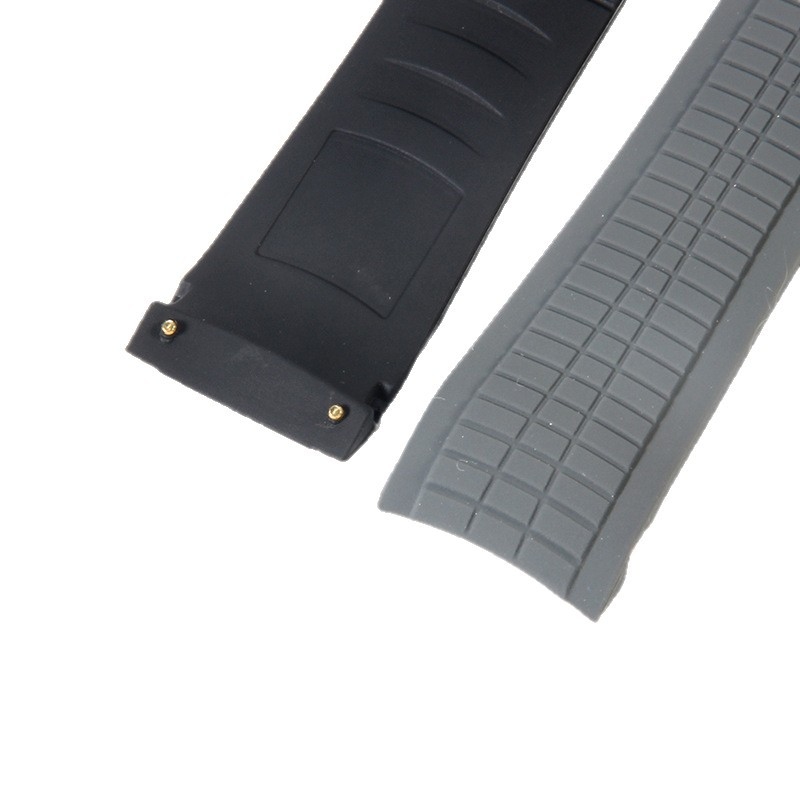 21mm Black Studded Silicone Sp - Patek Philippe Watch Aquanaut recension och pris