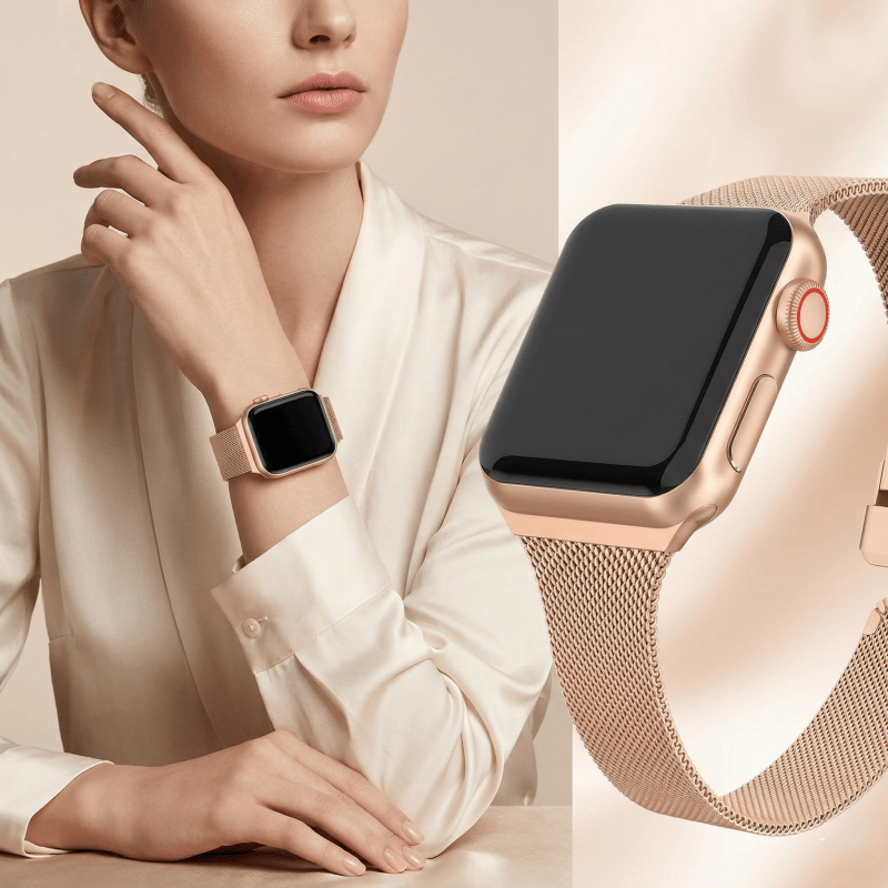 Milanese Loop for Apple Watch  - Mesh Strap Metal recension och pris