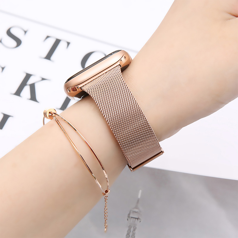 Milanese Loop for Apple Watch  - Mesh Strap Metal recension och pris