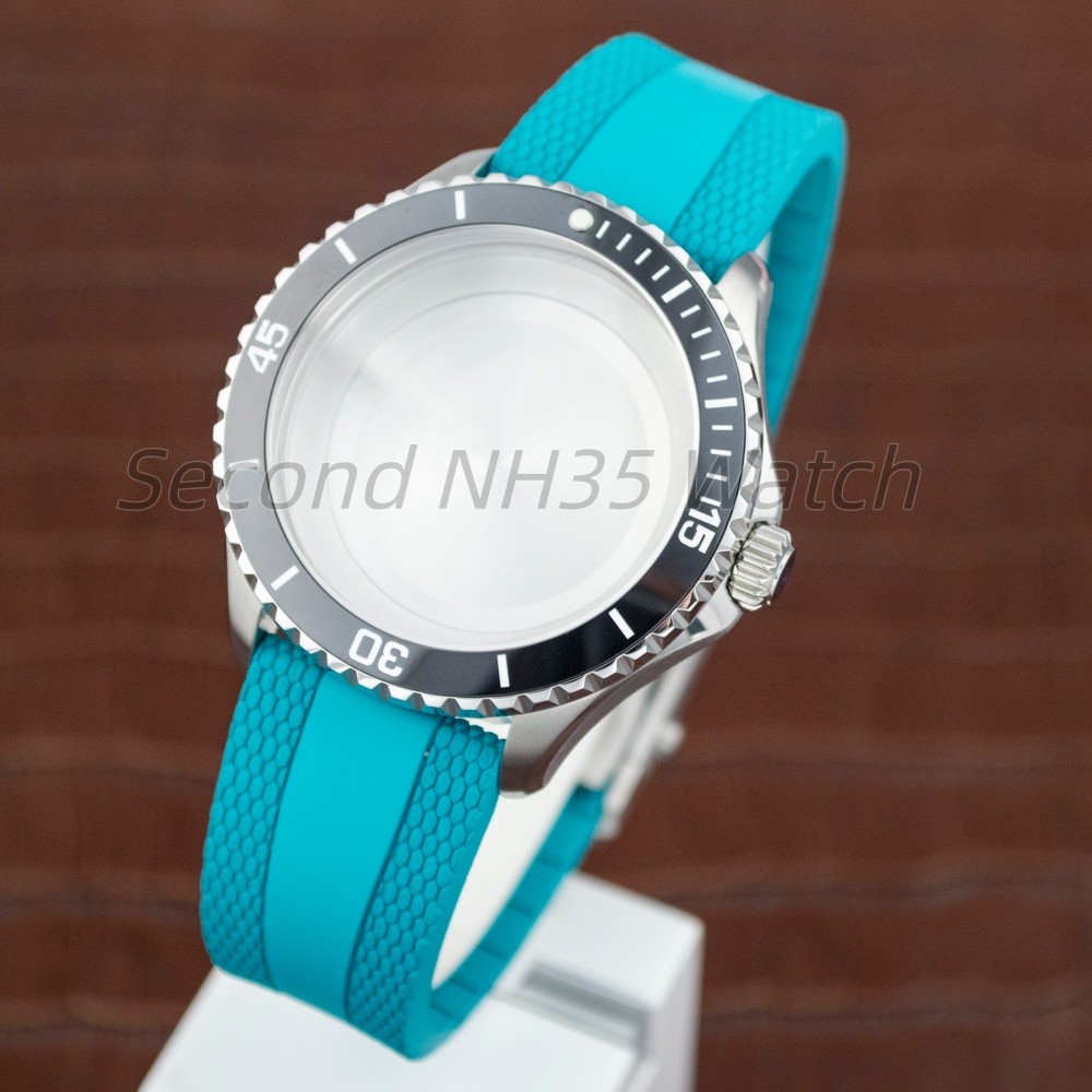 44mm Silver 200m Diver Watch C - Rubber Strap Diver recension och pris