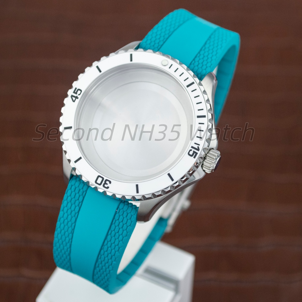 44mm Silver 200m Diver Watch C - Rubber Strap Diver recension och pris