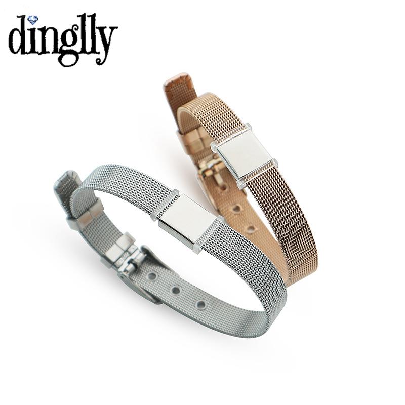 DINGLLY 10mm High Quality Stai - Mesh Strap Metal recension och pris