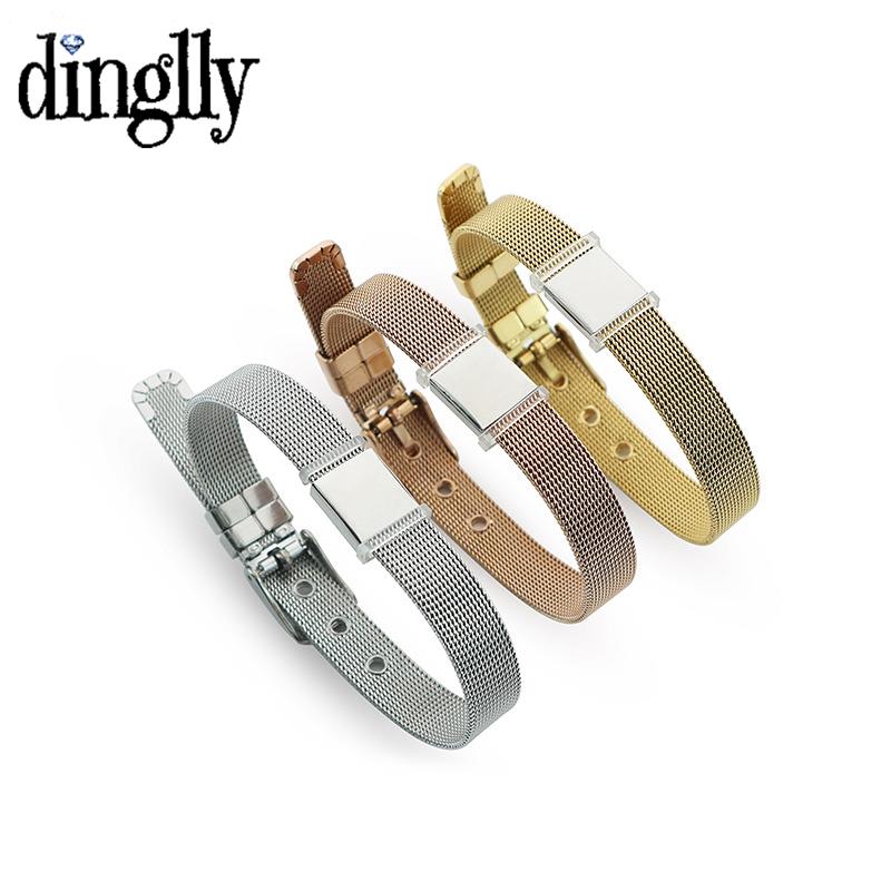 DINGLLY 10mm High Quality Stai - Mesh Strap Metal recension och pris