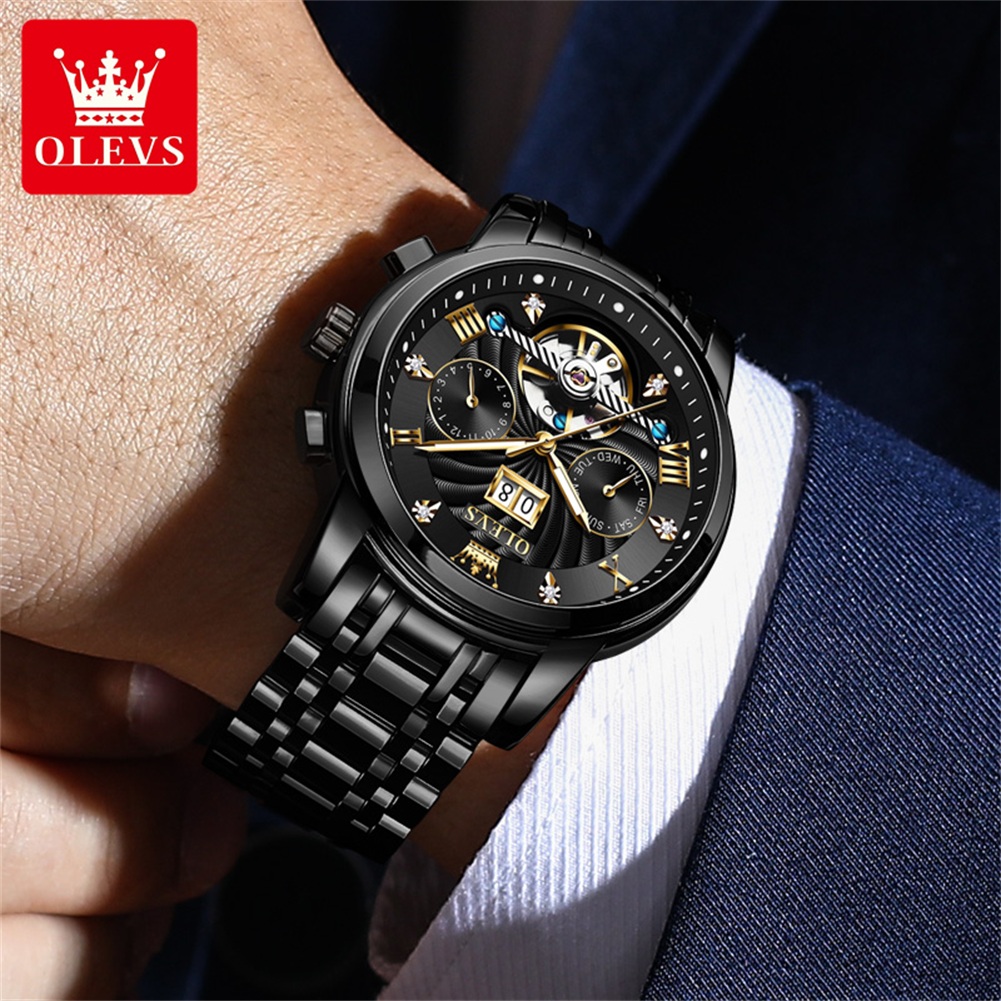 OLEVS Classic Men's Watches To - Rolex Watch Submariner recension och pris