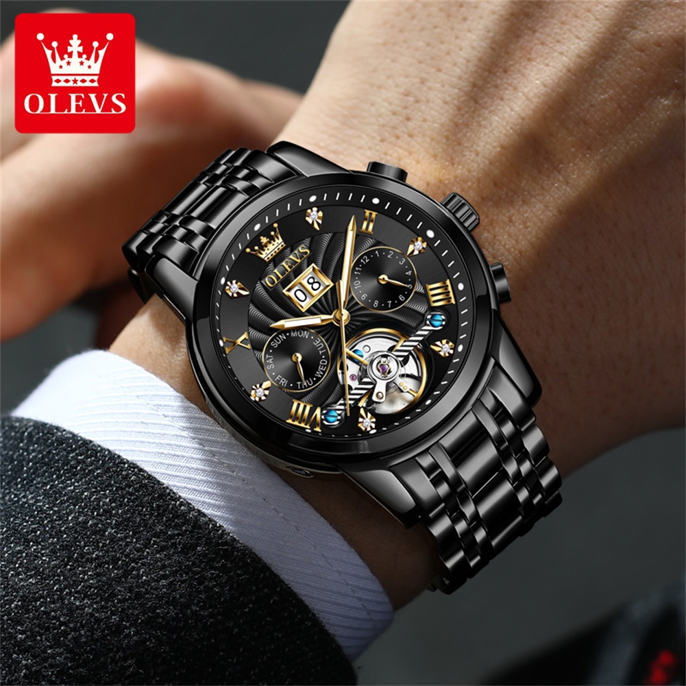 OLEVS Classic Men's Watches To - Rolex Watch Submariner recension och pris