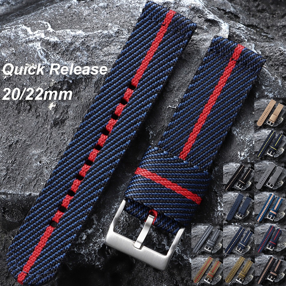 20mm 22mm for Tudor Quick Rele - Canvas Strap Watch recension och pris